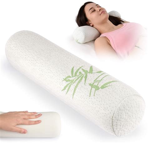 memory foam neck roll pillow
